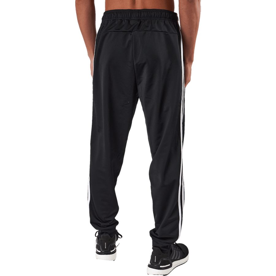 Essentials Warm-Up Tapered 3-Stripes Tracksuit Bottoms Black - Bild 3