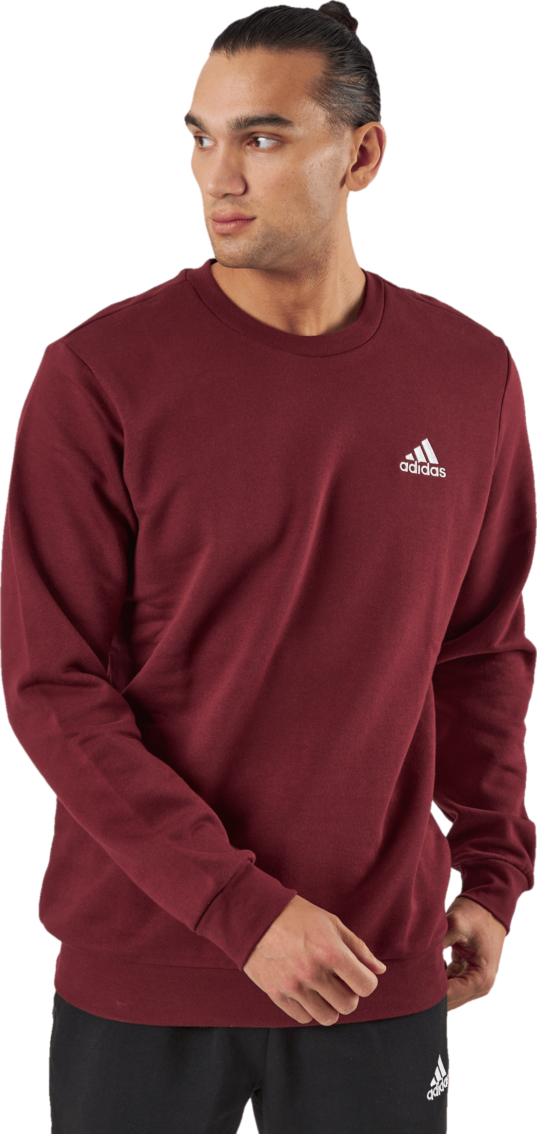 Essentials Fleece Sweatshirt Shadow Red, Male, Apparels, Shirts, Red, M