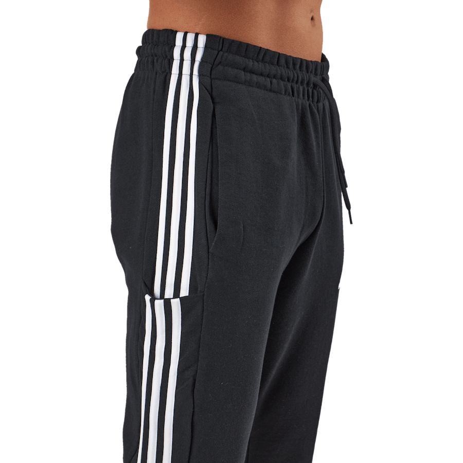 Essentials French Terry Tapered Cuff 3-Stripes Joggers Black - Bild 4