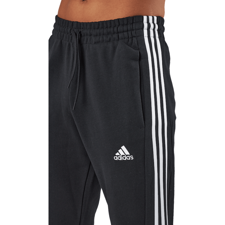 Essentials French Terry Tapered Cuff 3-Stripes Joggers Black - Bild 5