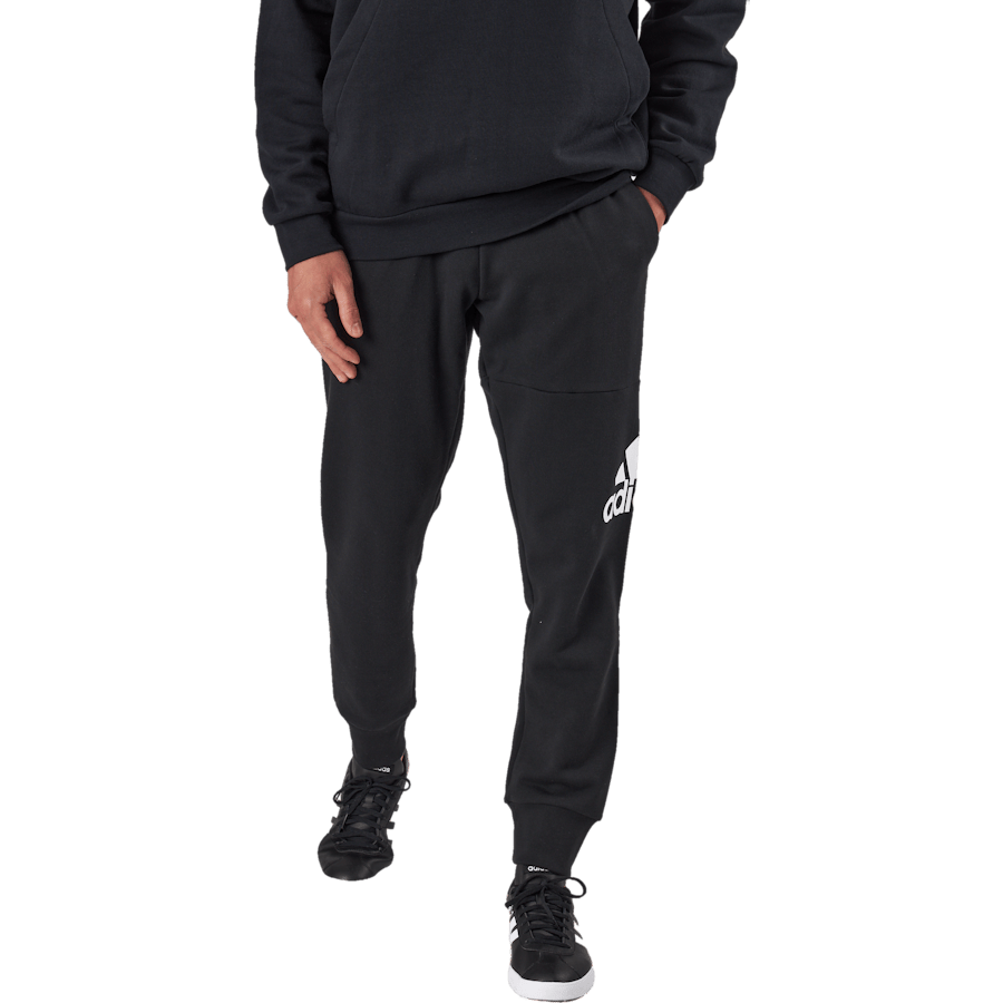 Essentials French Terry Tapered Cuff Logo Joggers Black - Bild 2