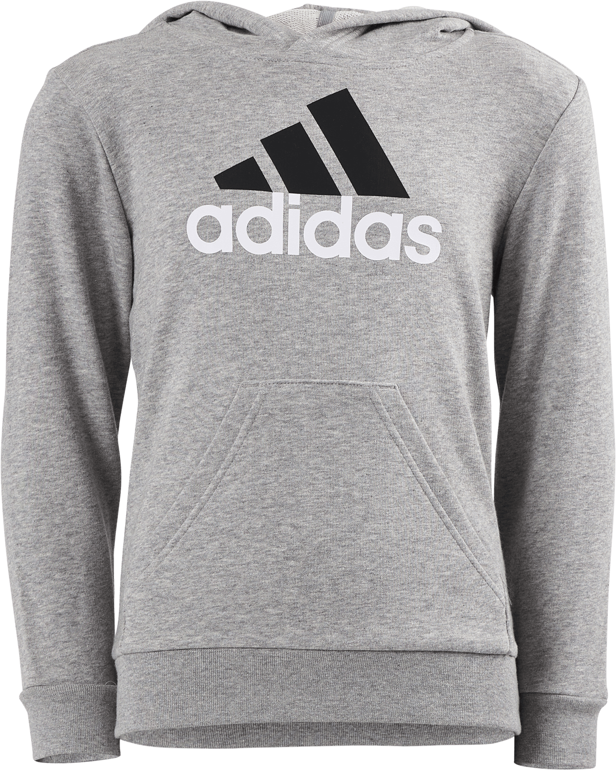 Essentials Two-Colored Big Logo Cotton Hoodie Medium Grey Heather