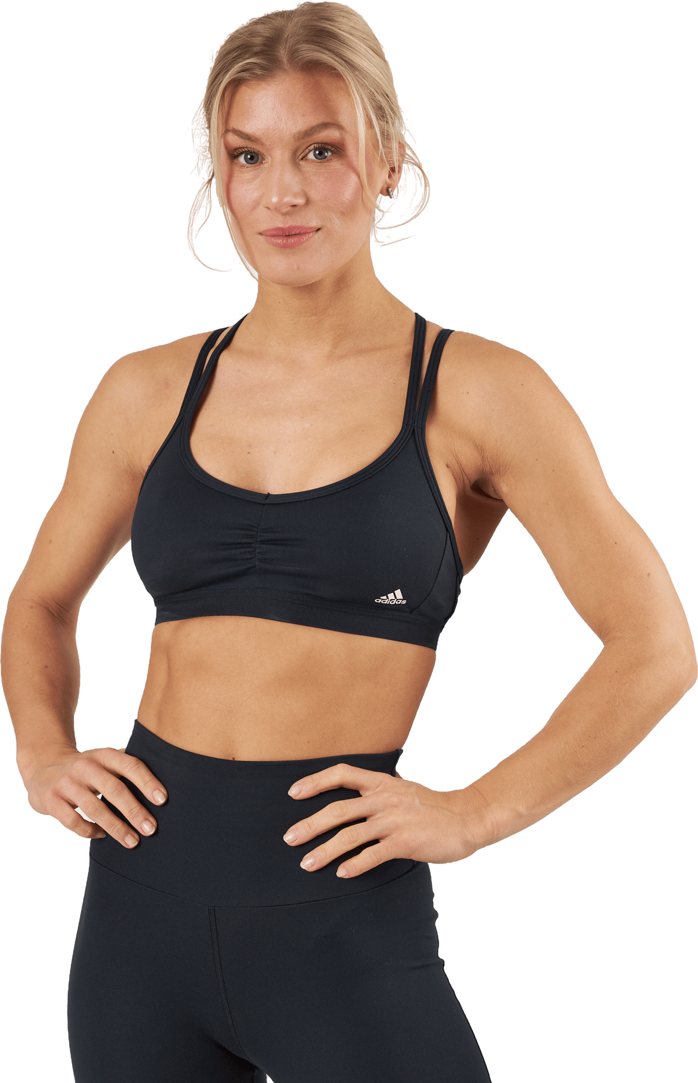 Yoga Essentials Light-Support Bra Black, Female, Kleding, Sport bh, Training, Zwart, S
