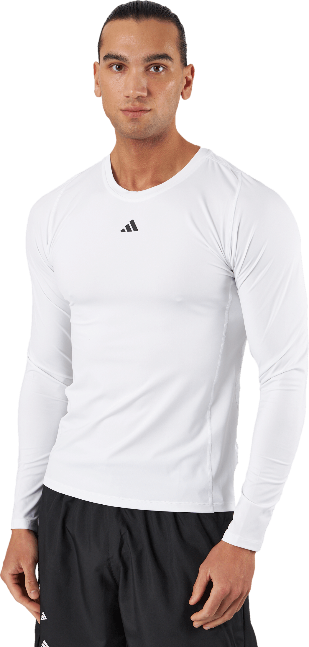 Techfit Training Long-Sleeve Top White, Male, Vaatteet, Paidat, Treeni, Valkoinen, L