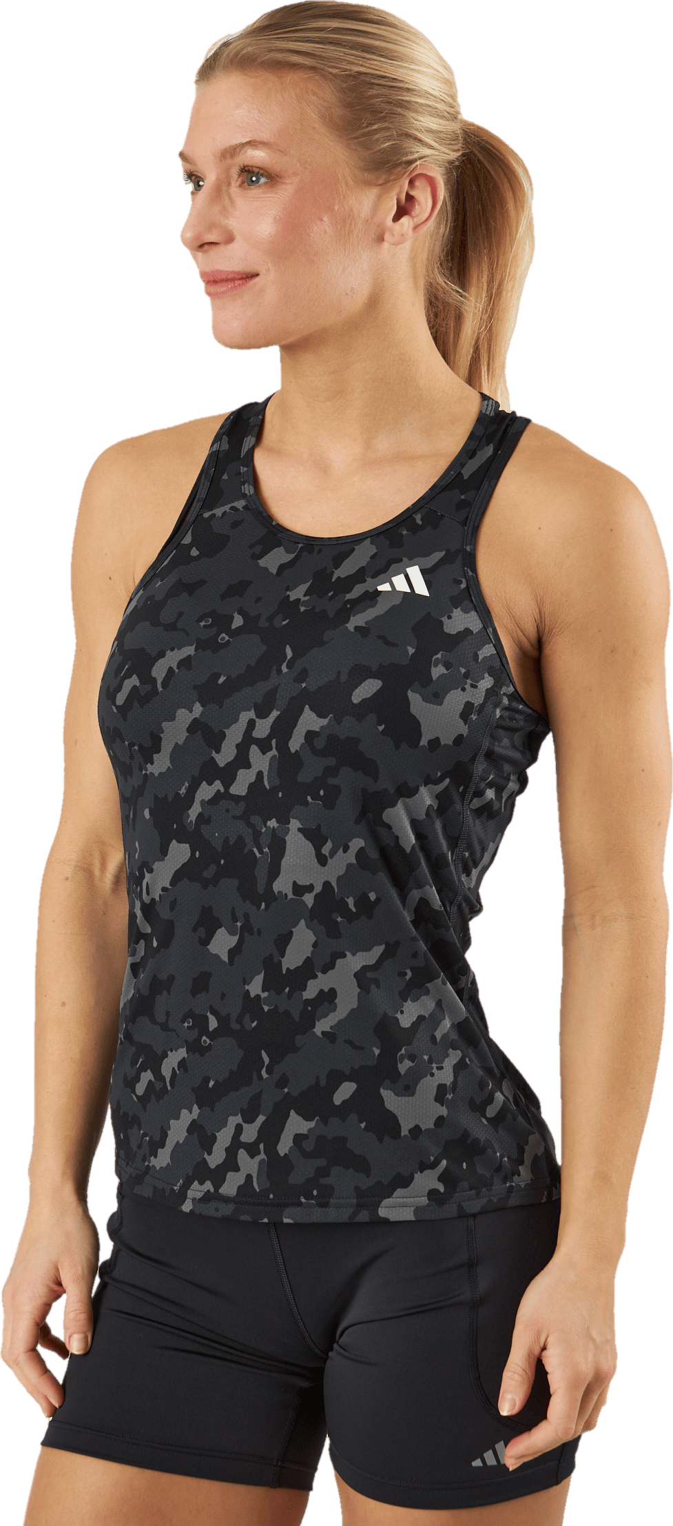 Own the Run Camo Running Tank Top Black - Bild 2