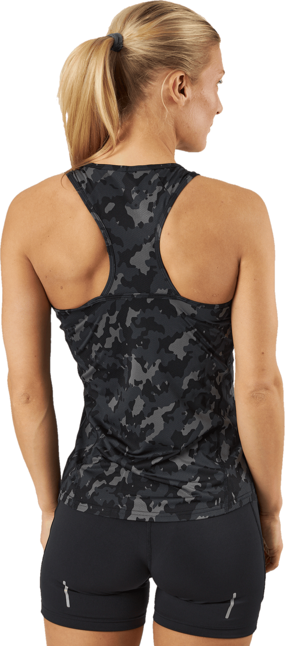 Own the Run Camo Running Tank Top Black - Bild 3