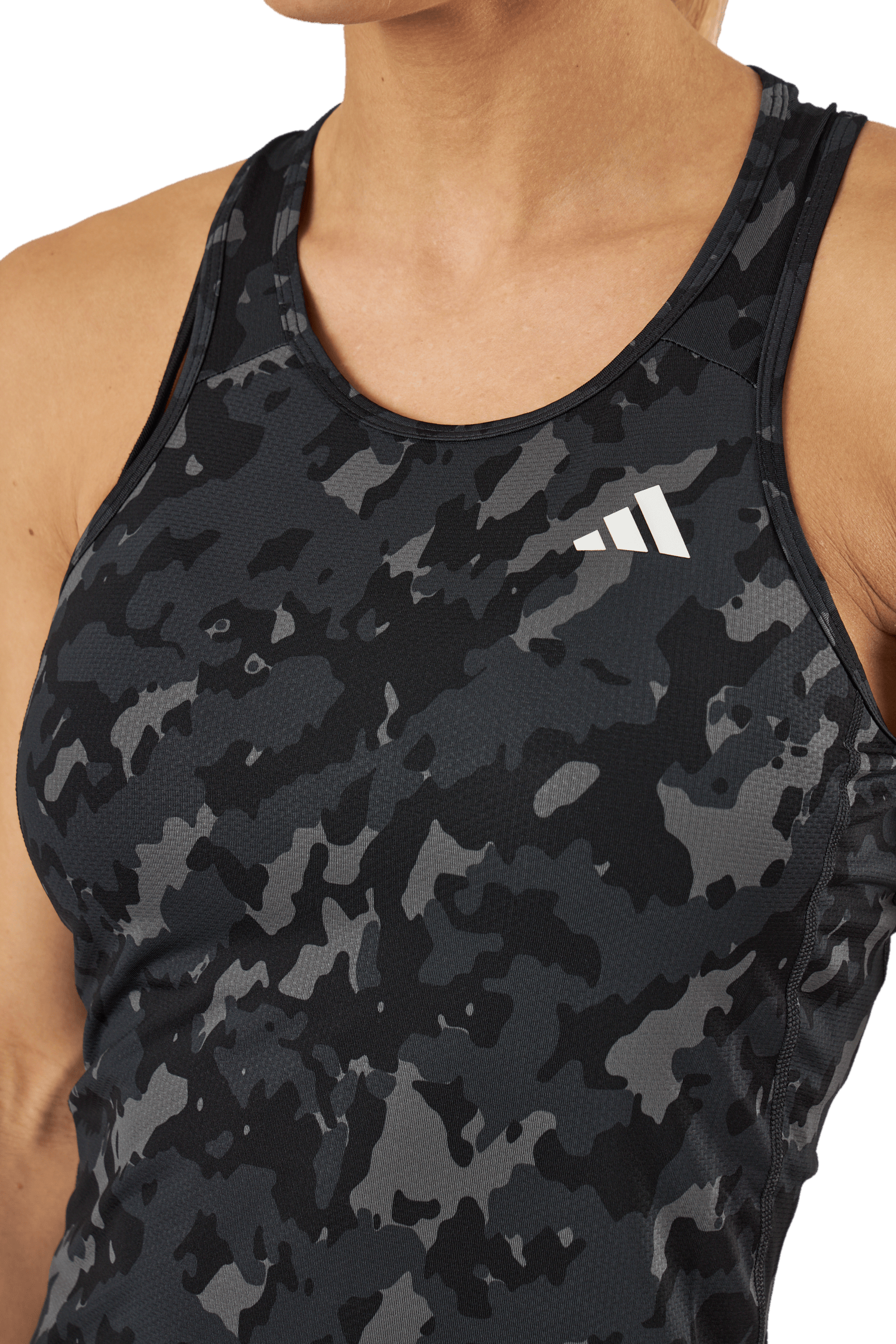 Own the Run Camo Running Tank Top Black - Bild 4