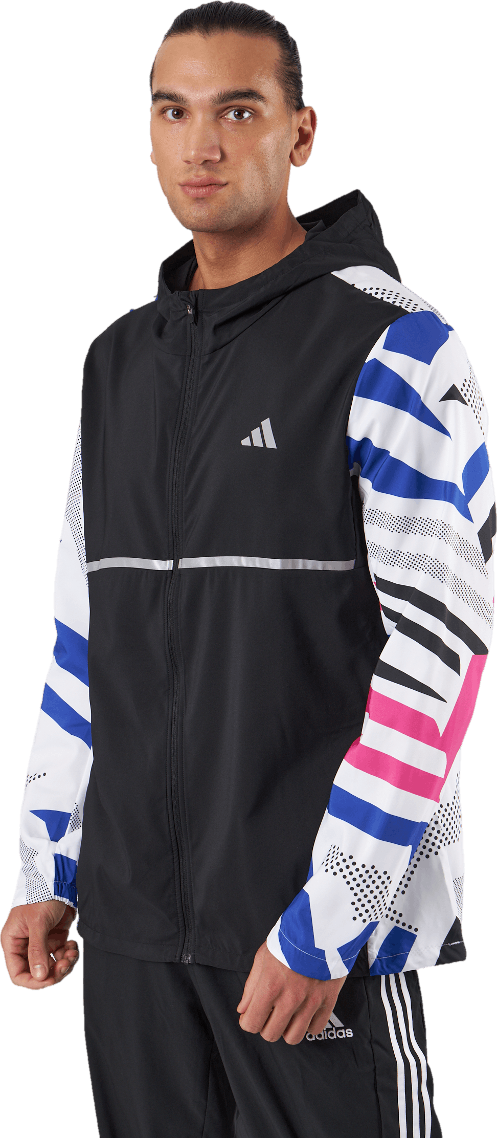 Own the Run Seasonal Jacket Black, Male, Apparels, jackets, Running, XL