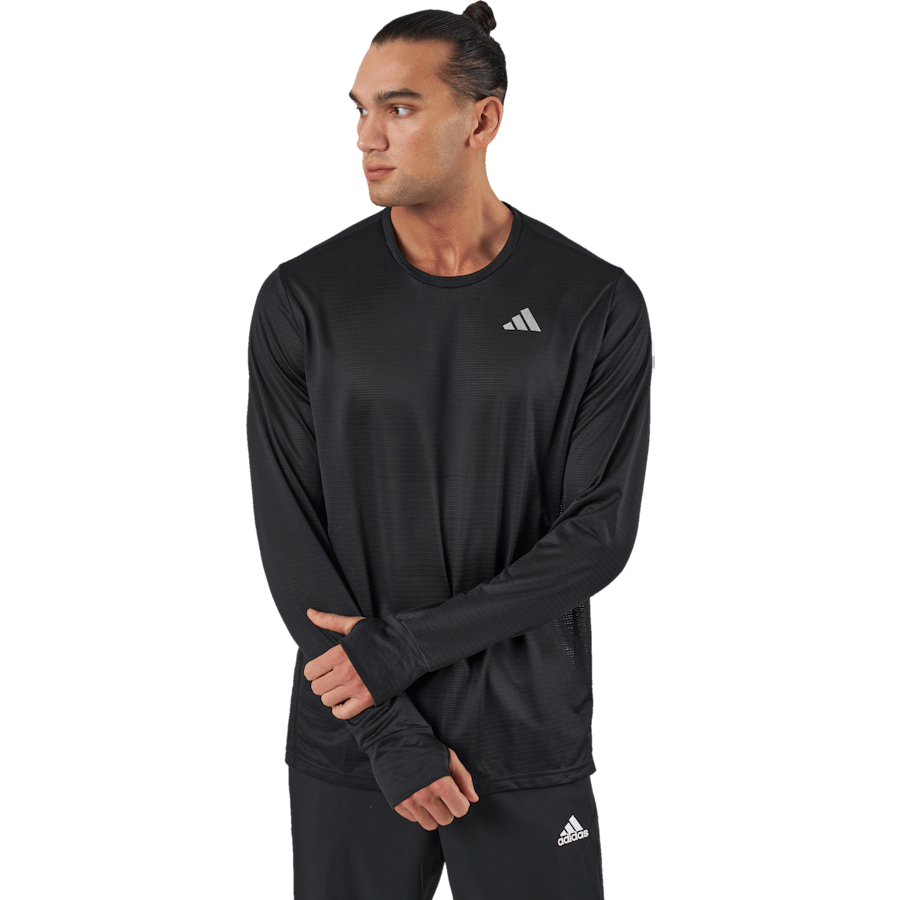 Own the Run Long-Sleeve Top Black