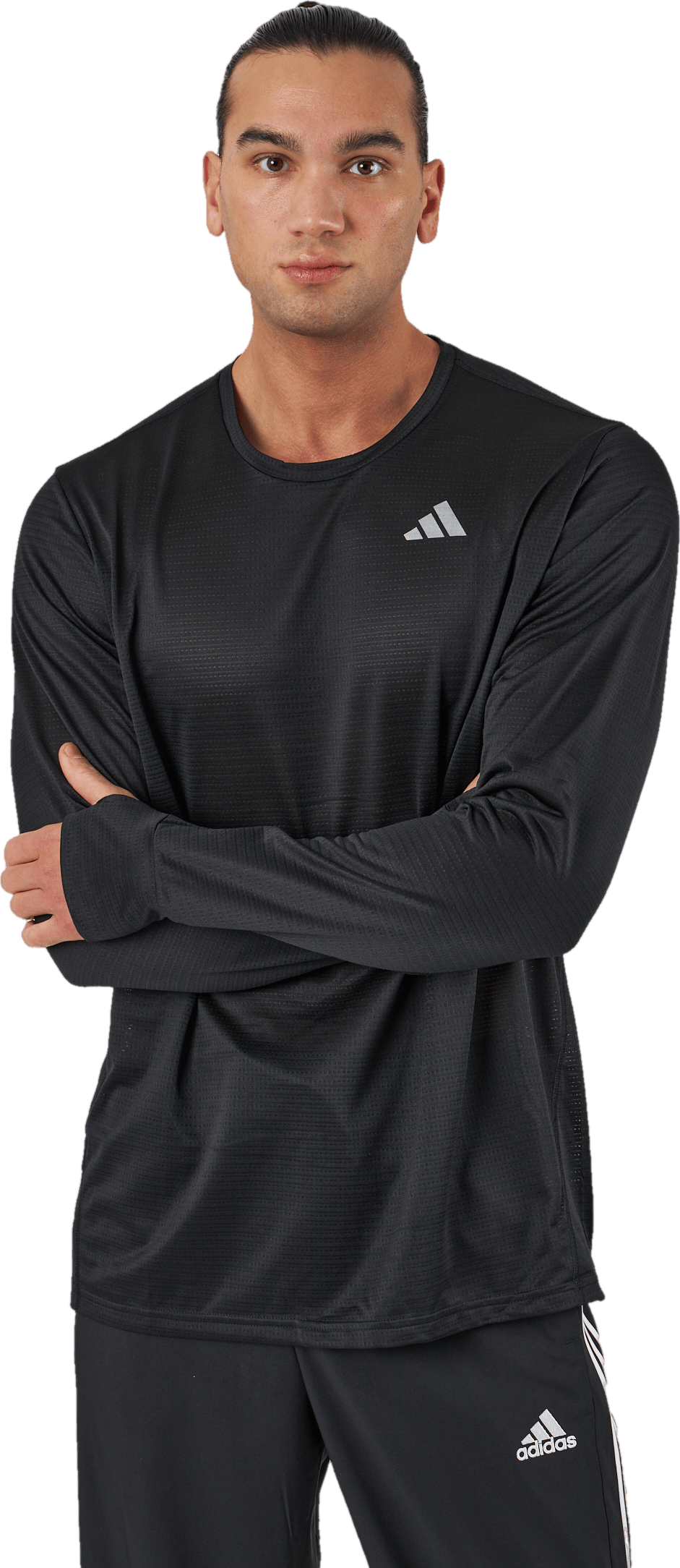 Own the Run Long-Sleeve Top Black - Bild 2