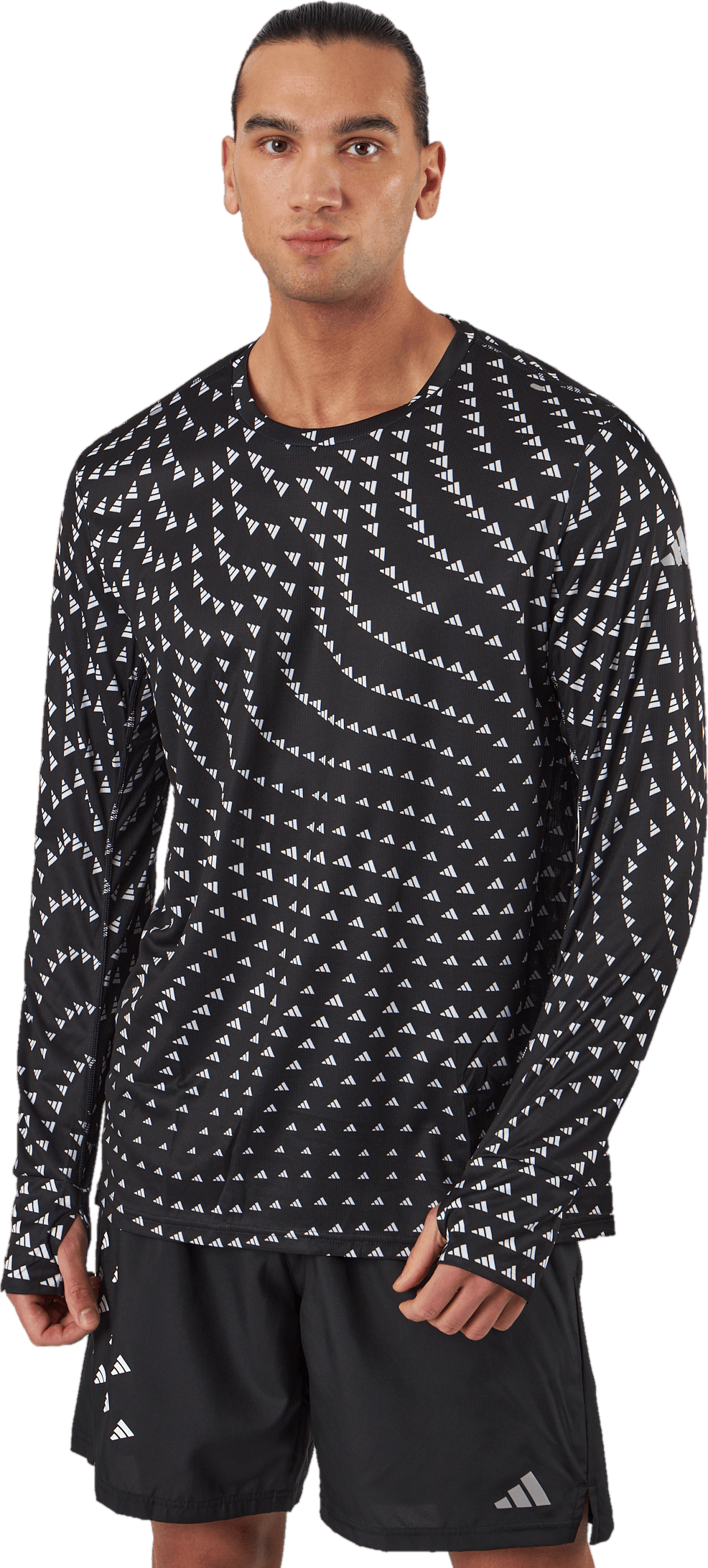 Brand Love Graphic Long Sleeve Long-sleeve Top Black