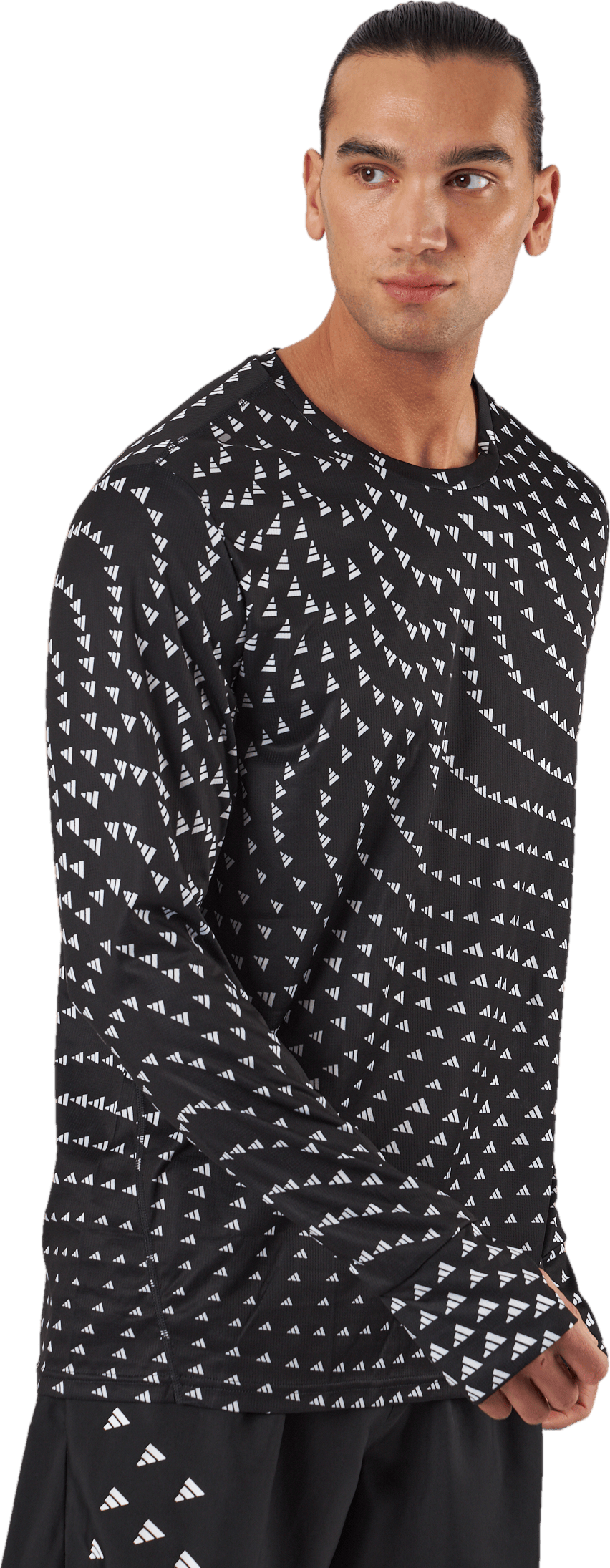 Brand Love Graphic Long Sleeve Long-sleeve Top Black - Bild 2