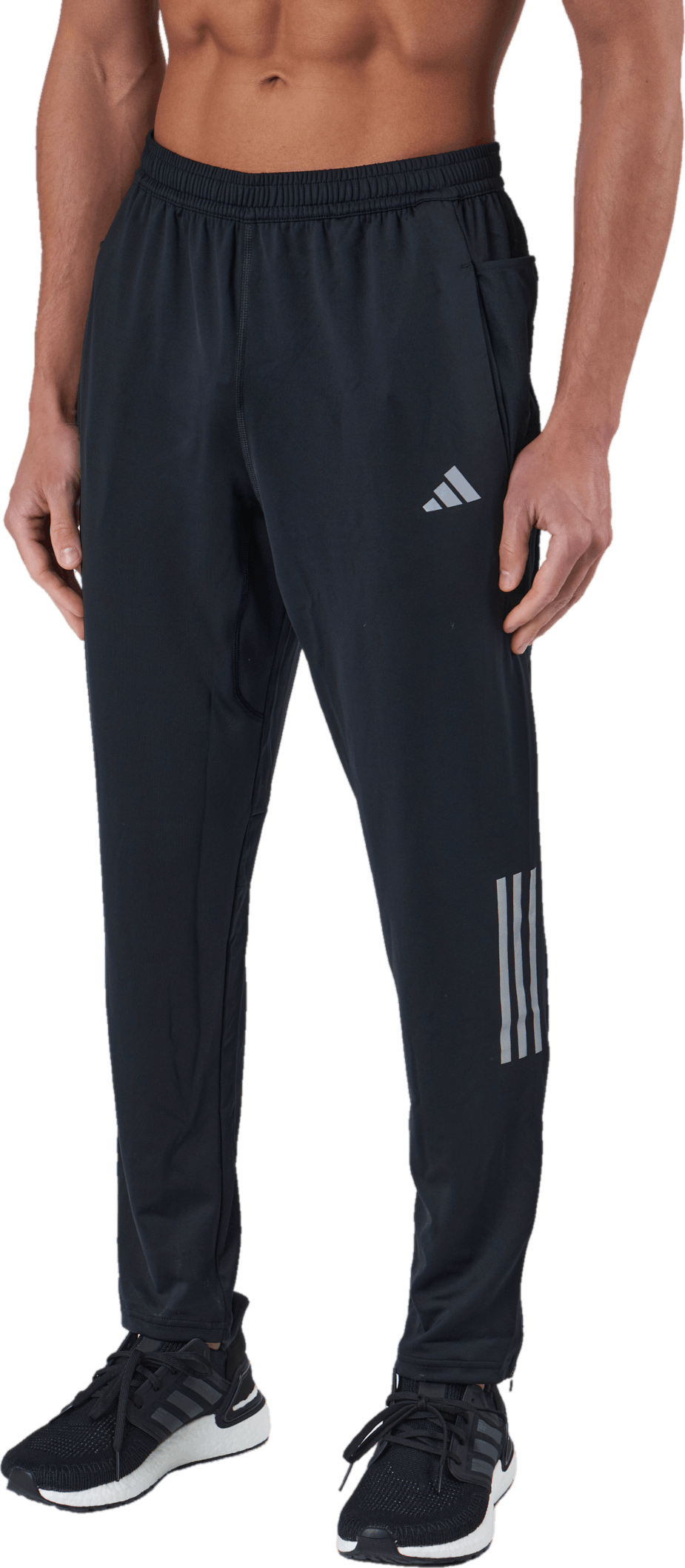 Own the Run Astro Knit Joggers Black, Male, Apparels, Leggings, Running, Black, XXL