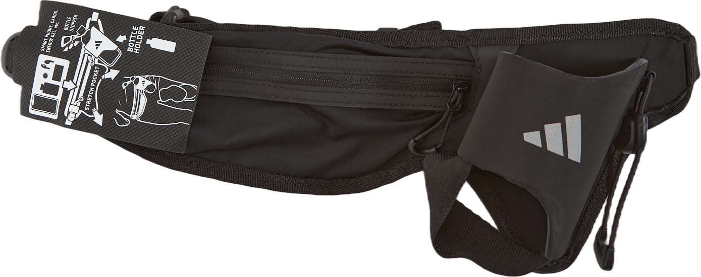 Running Bottle Bag Black, Unisex, Equipment, bags & backpacks, Running, Black, ONESIZE