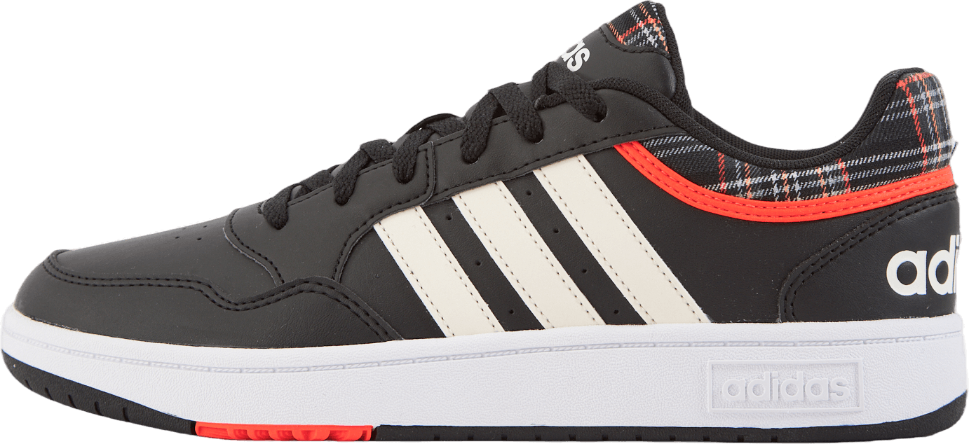 Hoops 3.0 Lifestyle Basketball Low Classic Vintage Shoes Core Black, Male, Schoenen, Sneakers, Sneakers, Basketbal, Zwart, EU 42