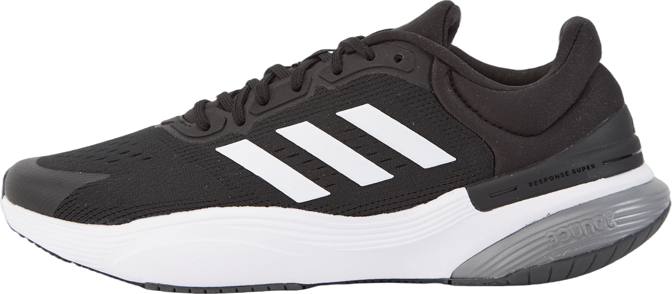 Response Super 3.0 Lace Shoes Core Black / Core Black / Cloud White, Unisex, Scarpe, Scarpe da corsa, scarpe sportive, In esecuzione, Nero, EU 40