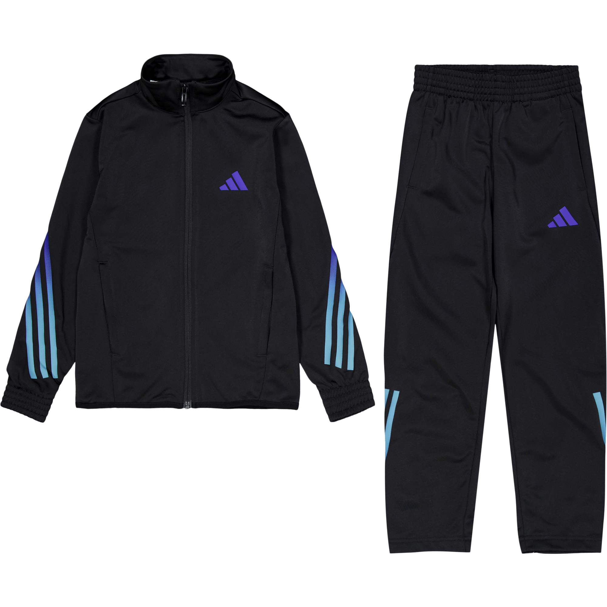 Train Icons AEROREADY 3-Stripes Tracksuit Black, Unisex, Kläder, träningsoveraller & set, Träning, Svart, 128