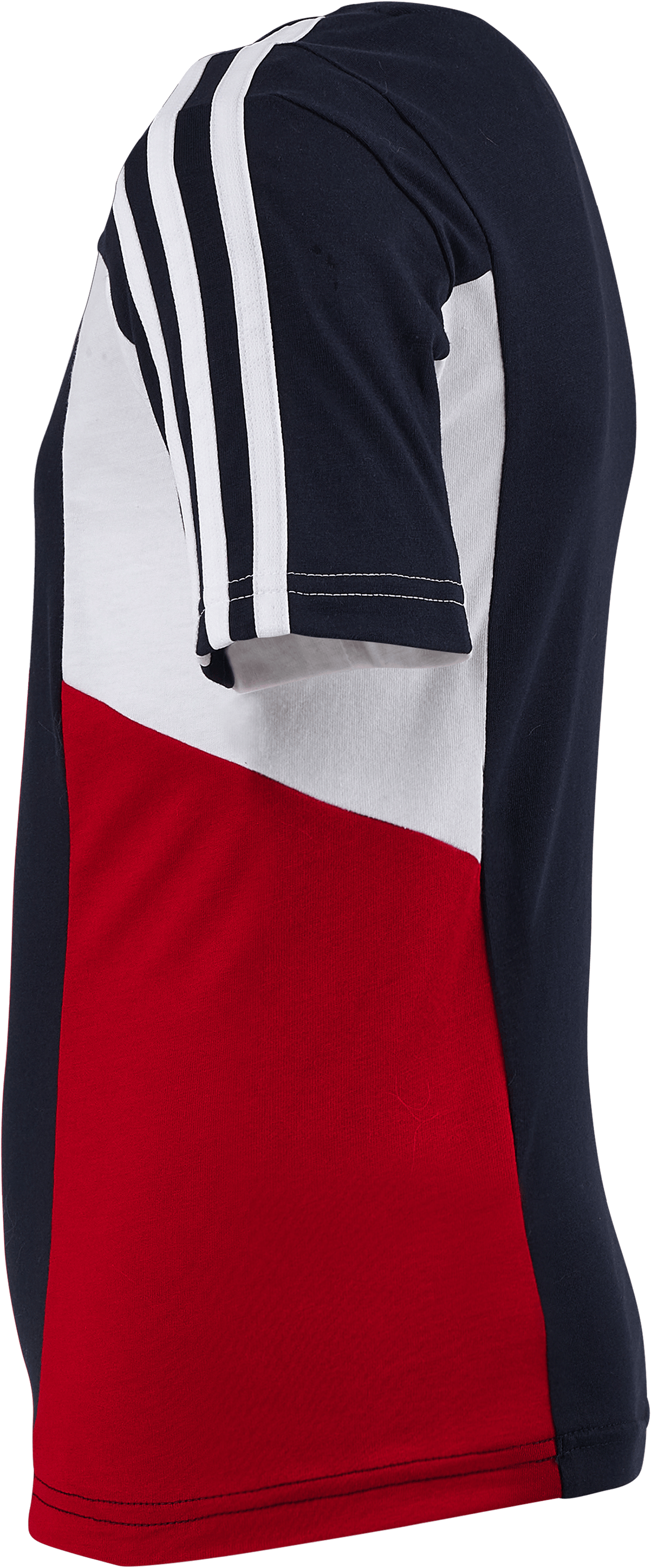 Colorblock 3-Stripes Regular Fit T-Shirt Legend Ink - Bild 2