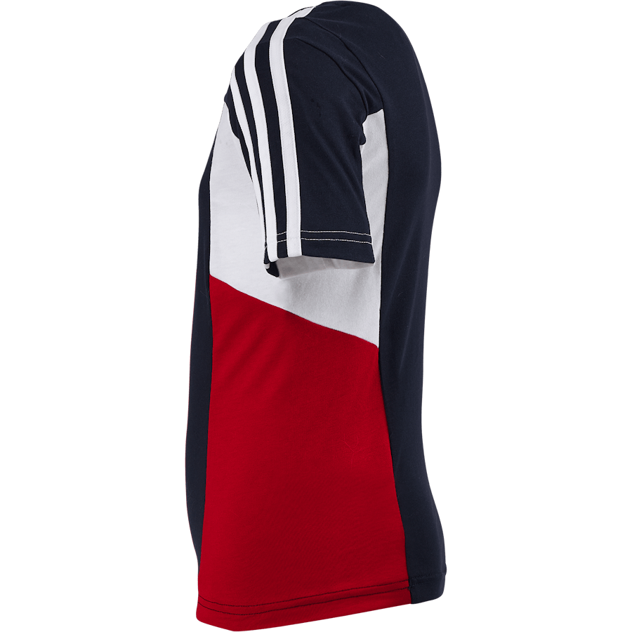 Colorblock 3-Stripes Regular Fit T-Shirt Legend Ink - Bild 2