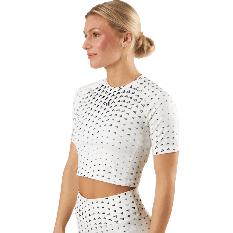 Brand Love Performance T-Shirt Off White - Bild 2