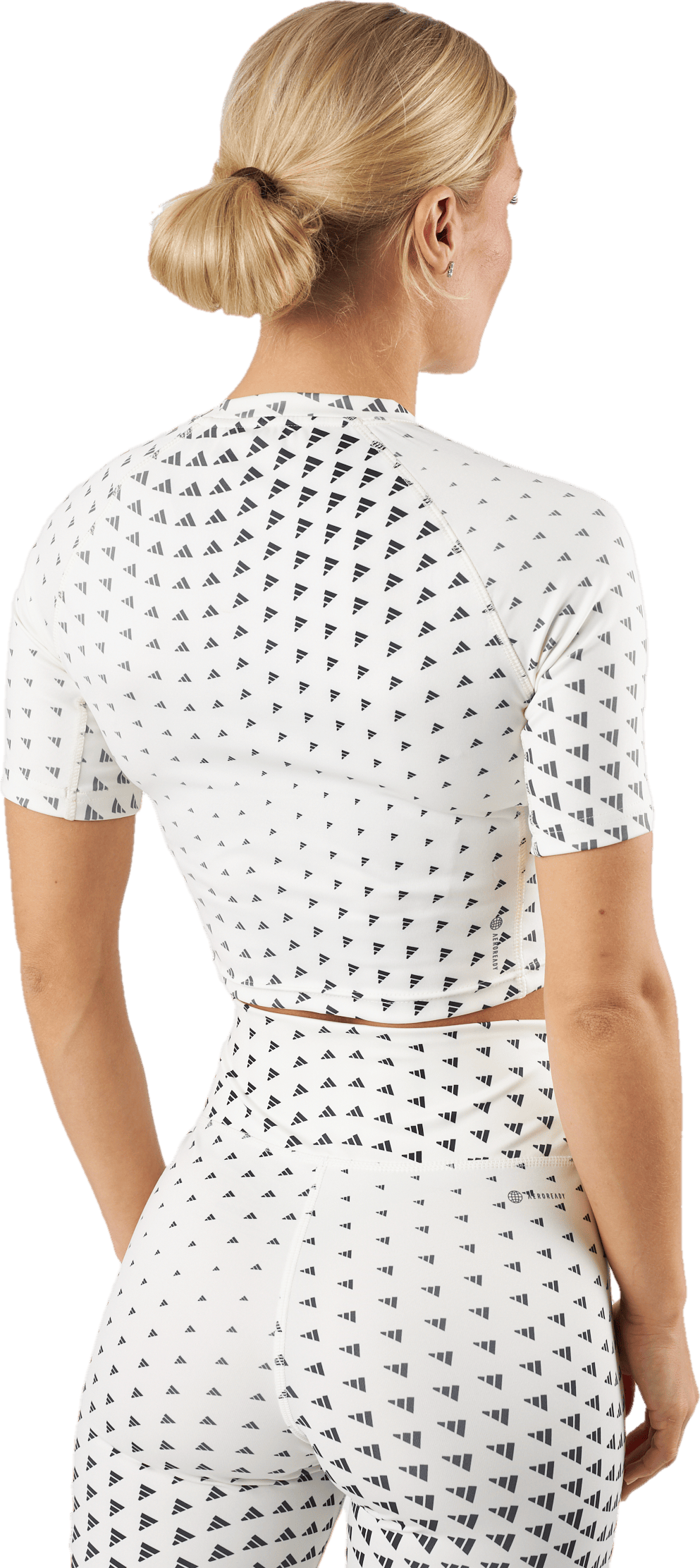 Brand Love Performance T-Shirt Off White - Bild 3