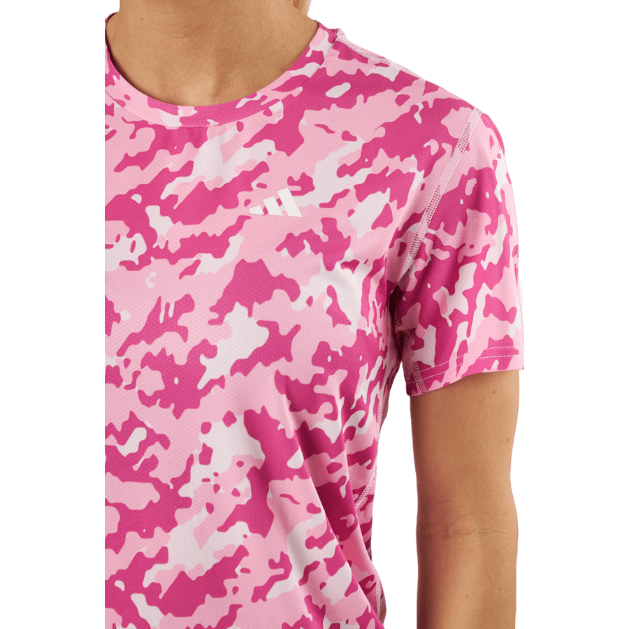 Own the Run Camo Running T-Shirt Clear Pink - Bild 4