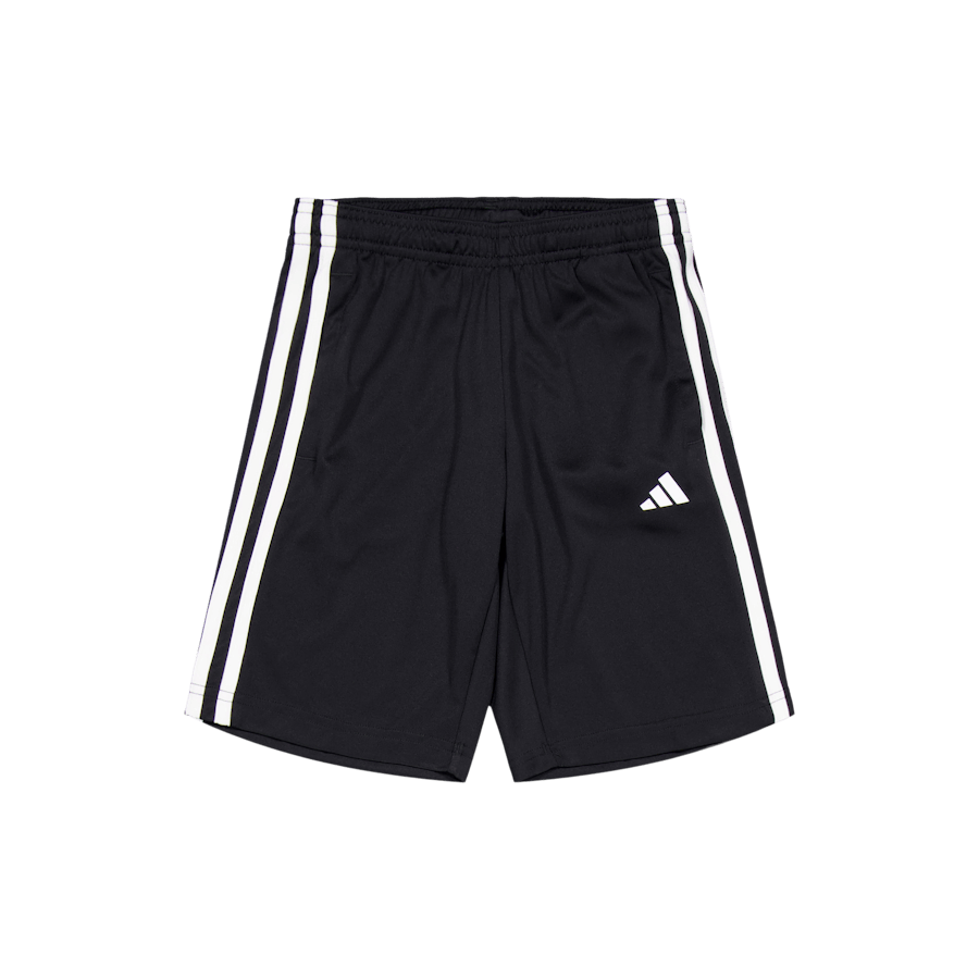 Train Essentials AEROREADY 3-Stripes Regular-Fit Shorts Black
