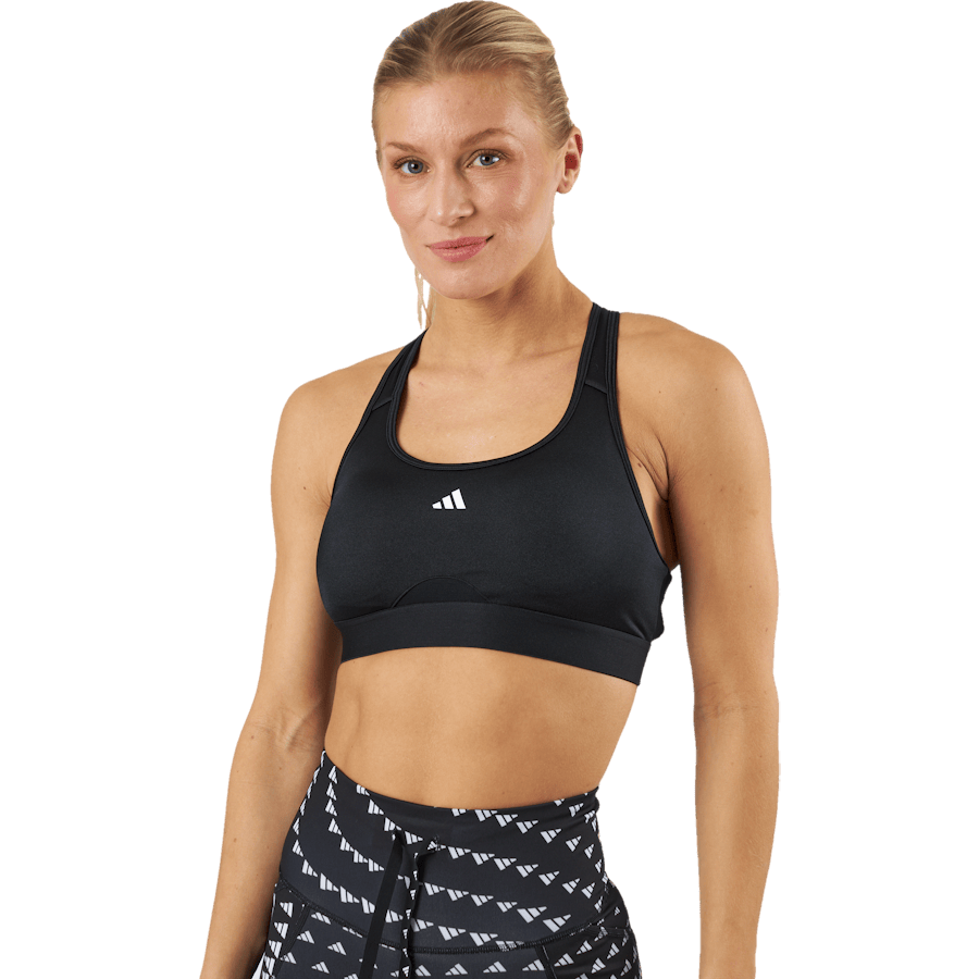 PowerReact Training Medium-Support Bra Black