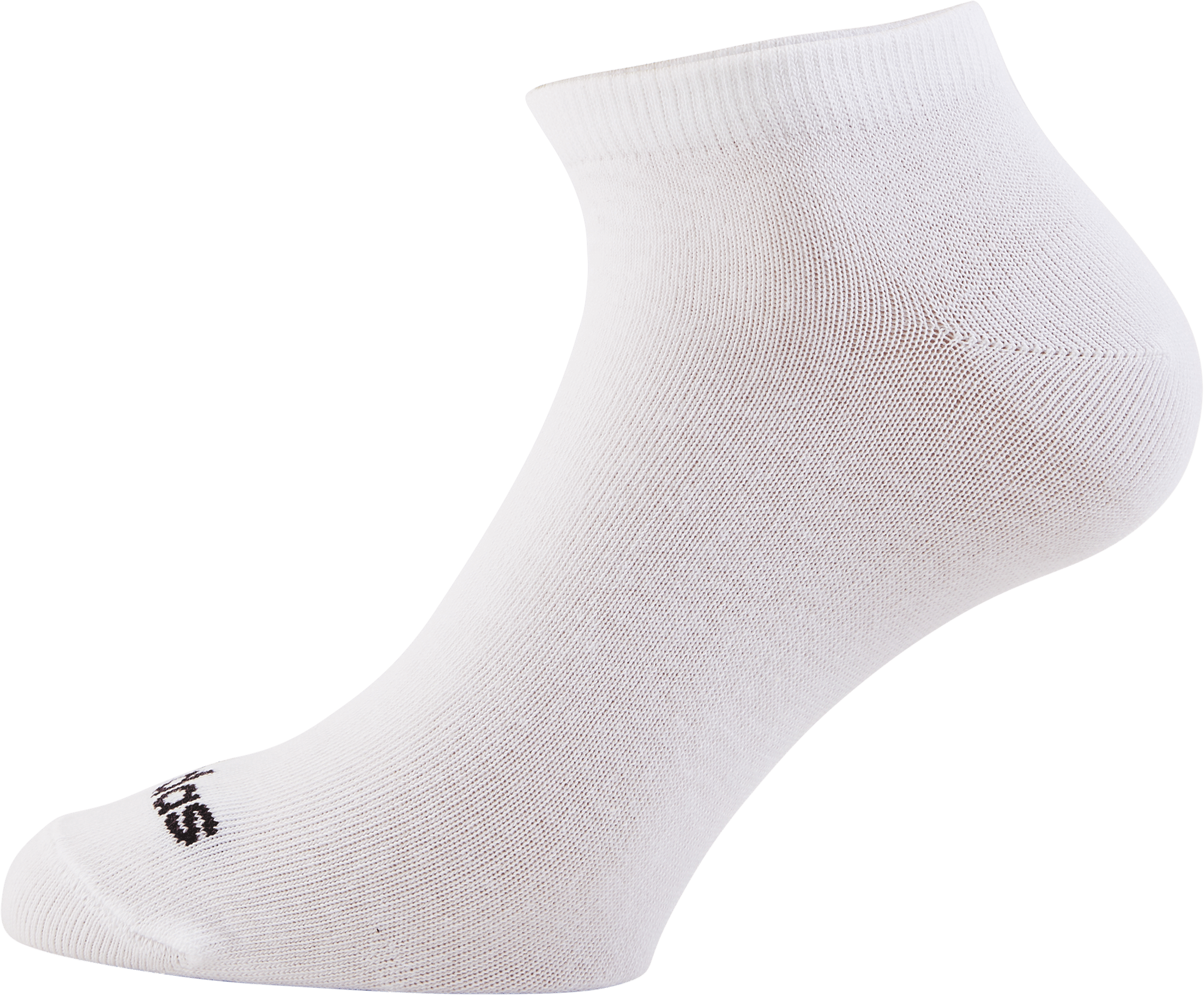 Thin Linear Low-Cut Socks 3 Pairs White / Black