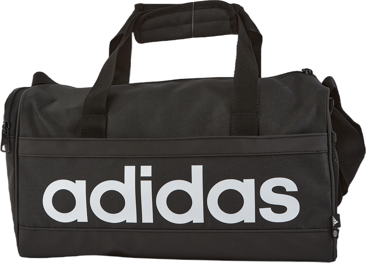 Essentials Linear Duffel Bag Extra Small Black / White, Unisex, Equipment, bags & backpacks, Black, ONESIZE