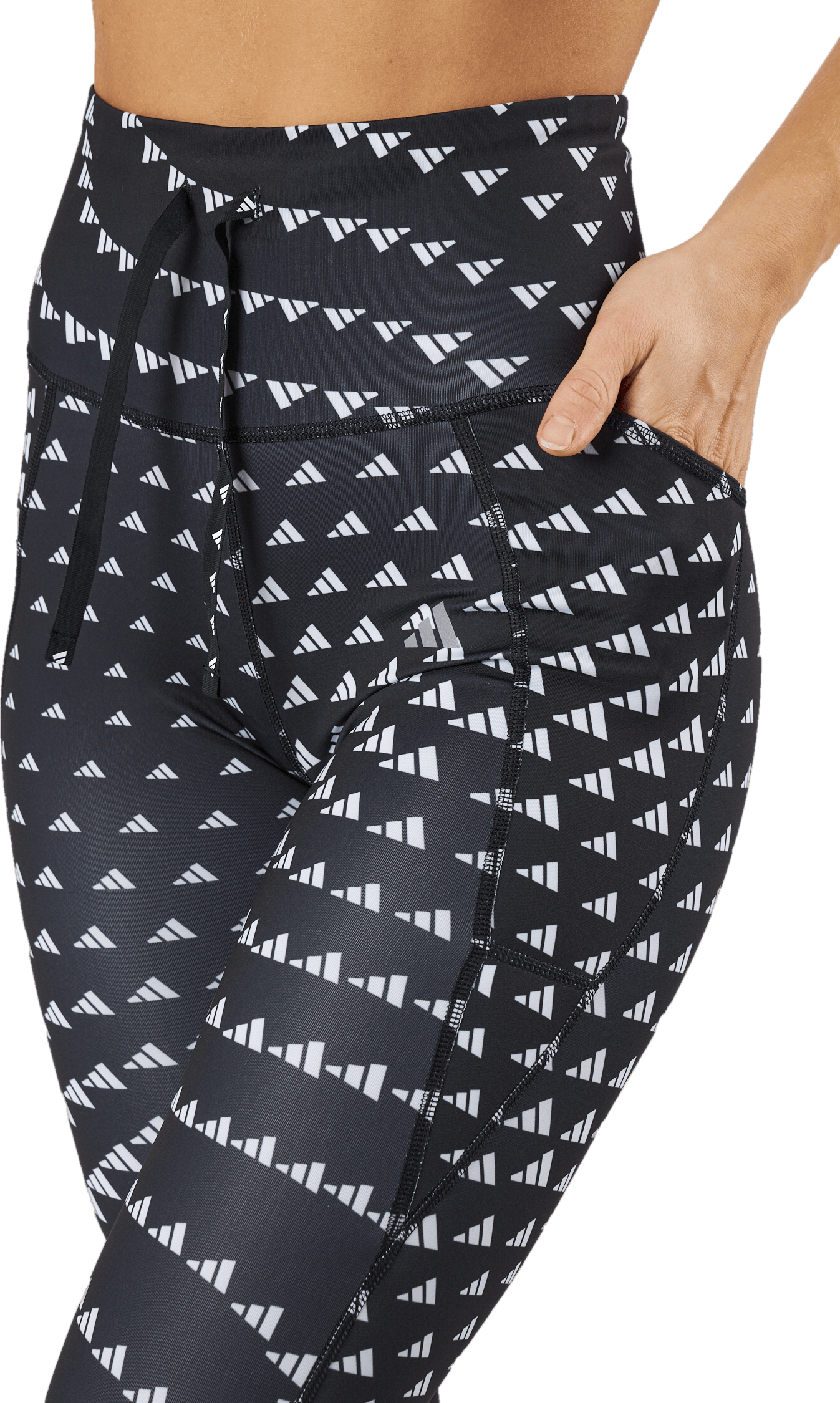 Running Essentials Brand Love 7/8 Leggings White - Bild 4