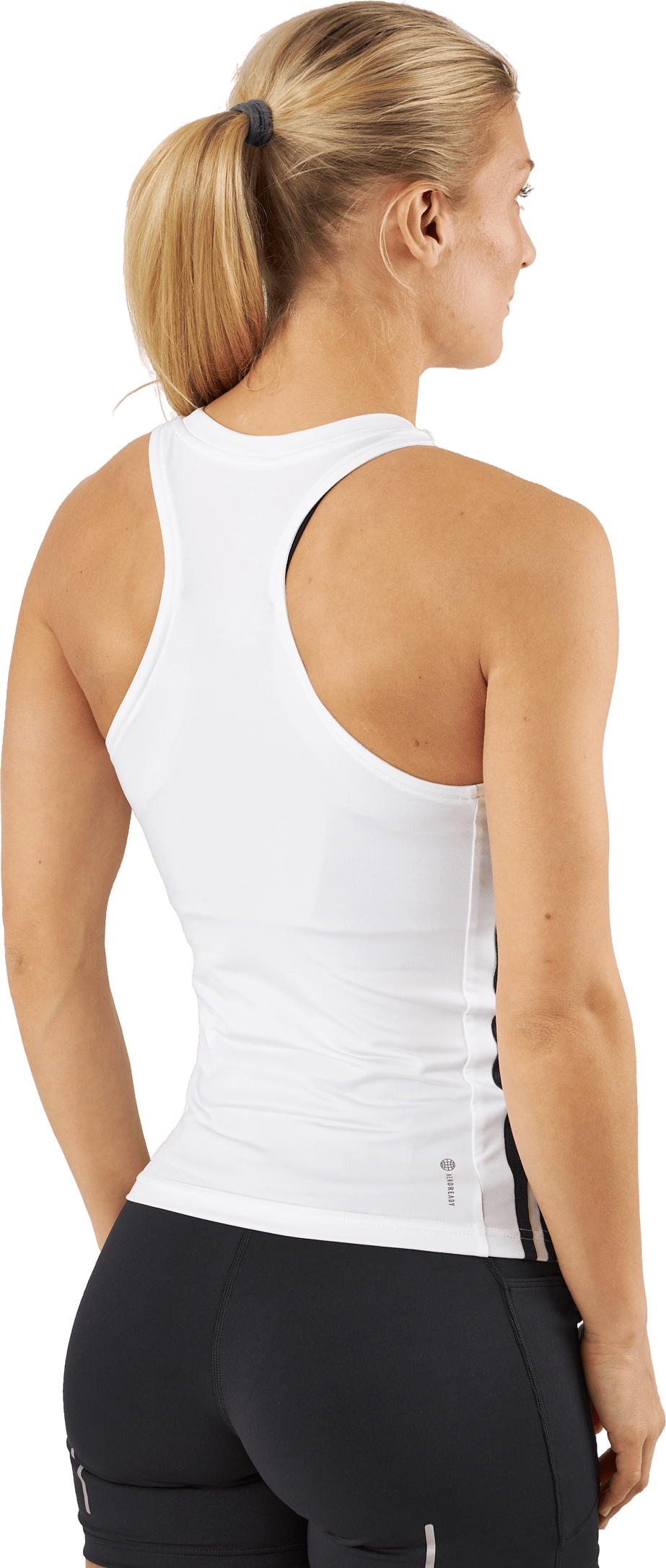 AEROREADY Train Essentials Regular 3-Stripes Tank Top White - Bild 3