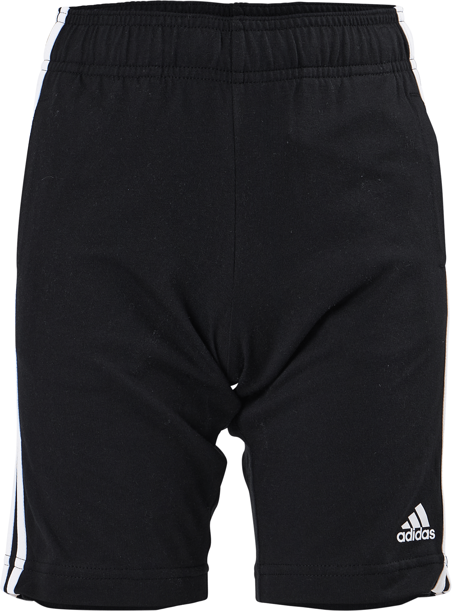 Essentials 3-Stripes Knit Shorts Black