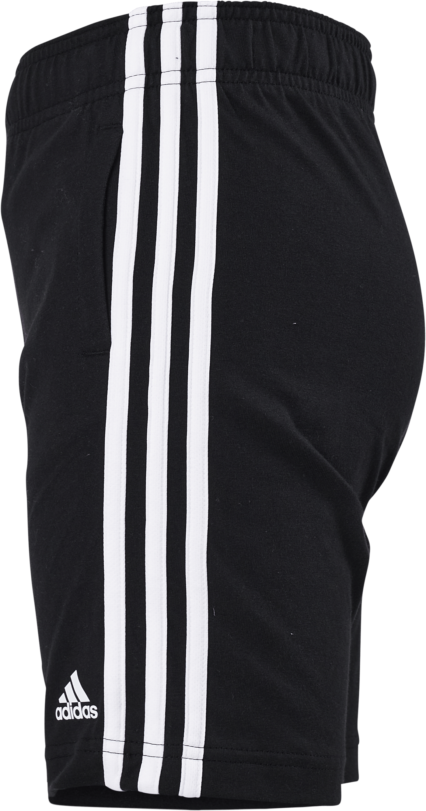 Essentials 3-Stripes Knit Shorts Black - Bild 2