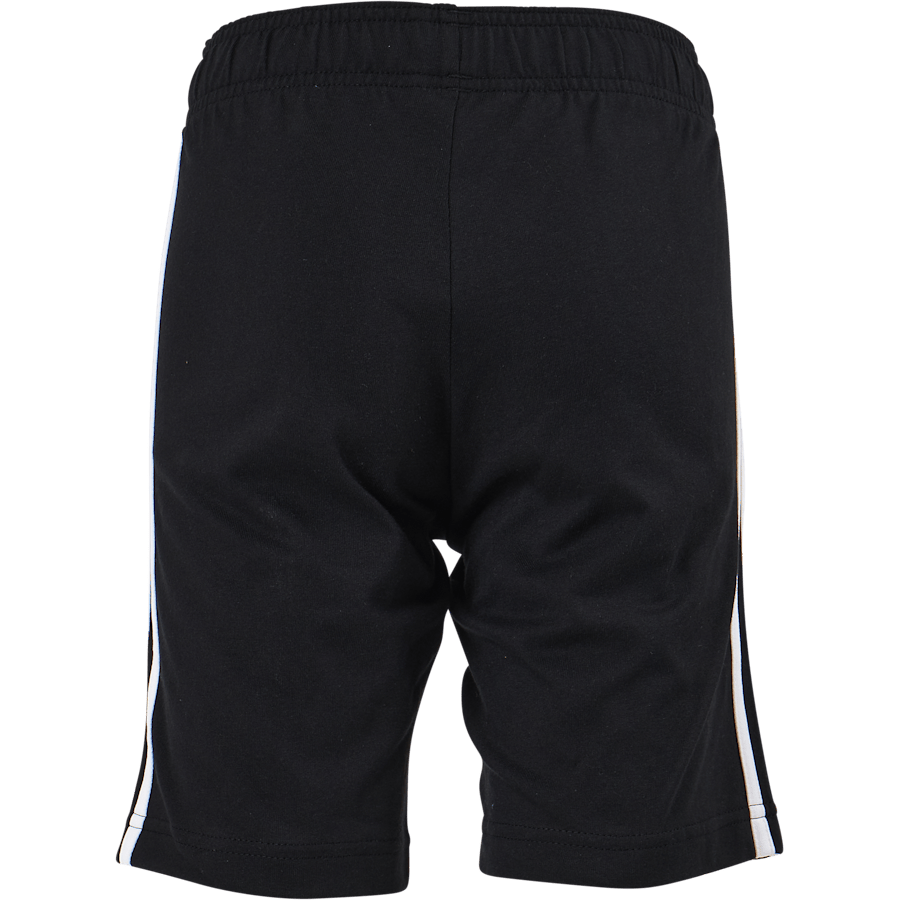 Essentials 3-Stripes Knit Shorts Black - Bild 3