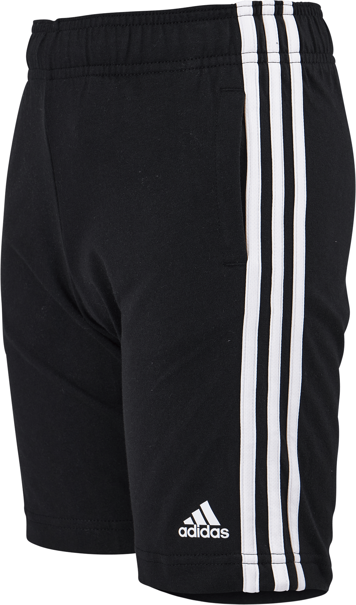 Essentials 3-Stripes Knit Shorts Black - Bild 4