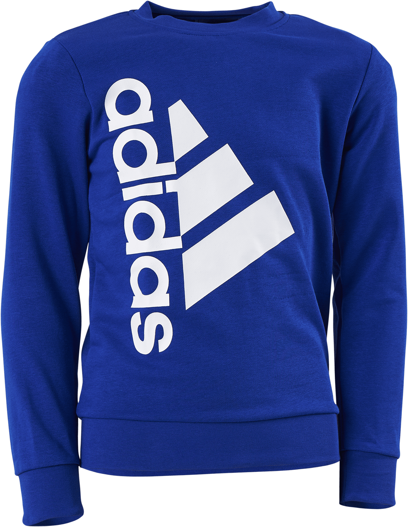 Badge of Sport Logo Crewneck Sweatshirt Selubl, Unisex, Kläder, Skjortor, Blå, 104