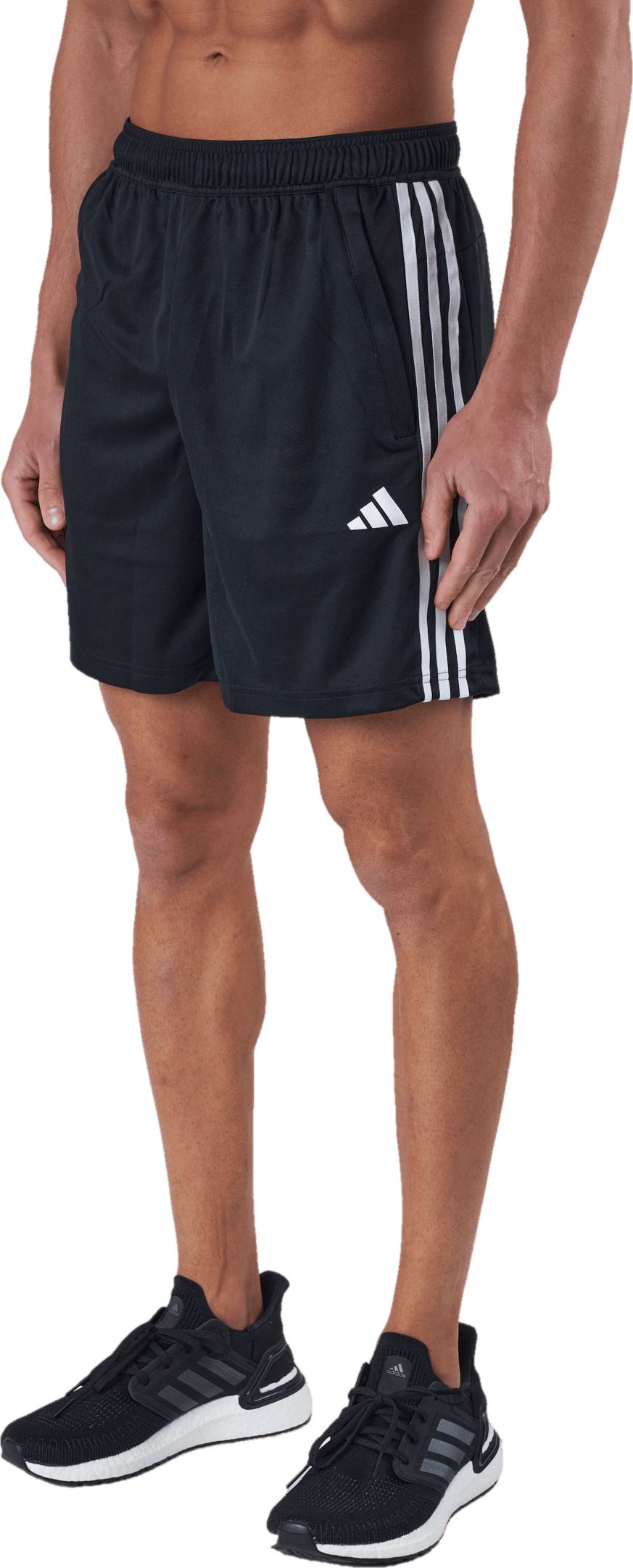 Train Essentials Piqué 3-Stripes Training Shorts Black, Male, Vêtements, Shorts, Entraînement, Noir, XL