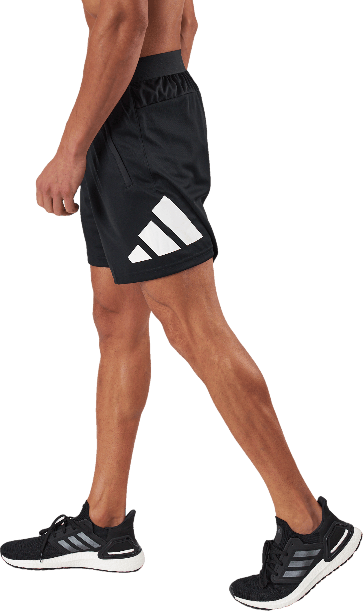 Train Essentials Logo Training Shorts Black - Bild 2