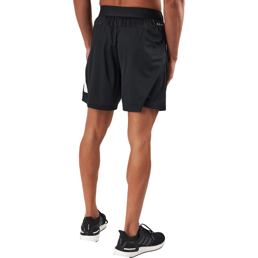 Train Essentials Logo Training Shorts Black - Bild 3