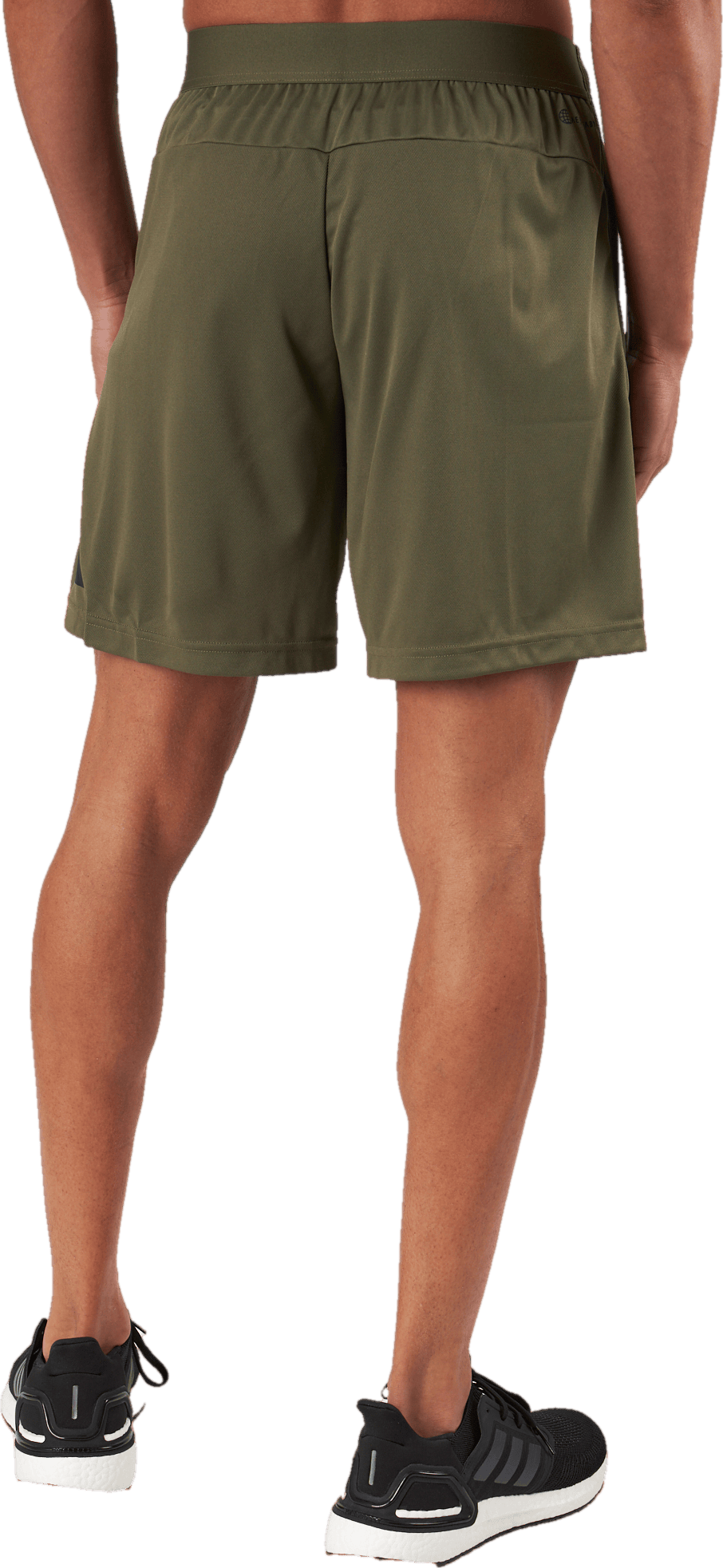 Train Essentials Logo Training Shorts Olistr/Black - Bild 3