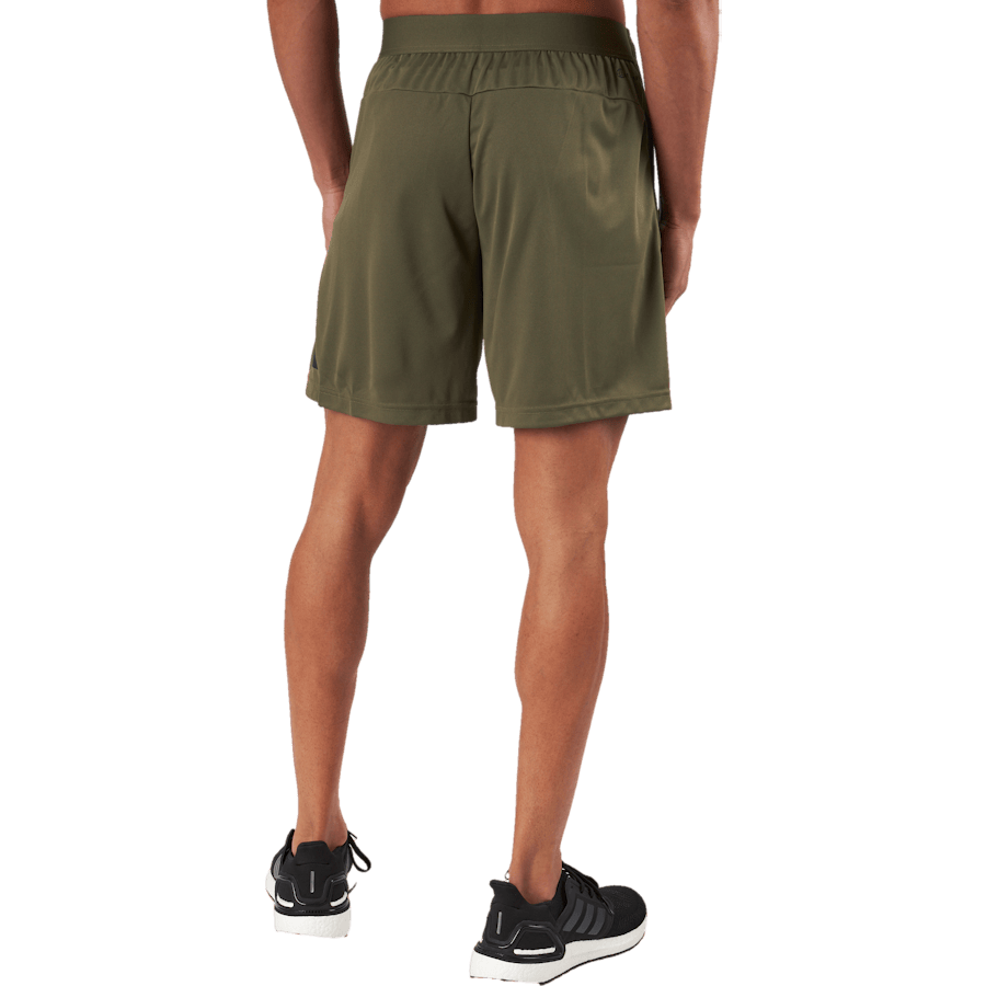 Train Essentials Logo Training Shorts Olistr/Black - Bild 3