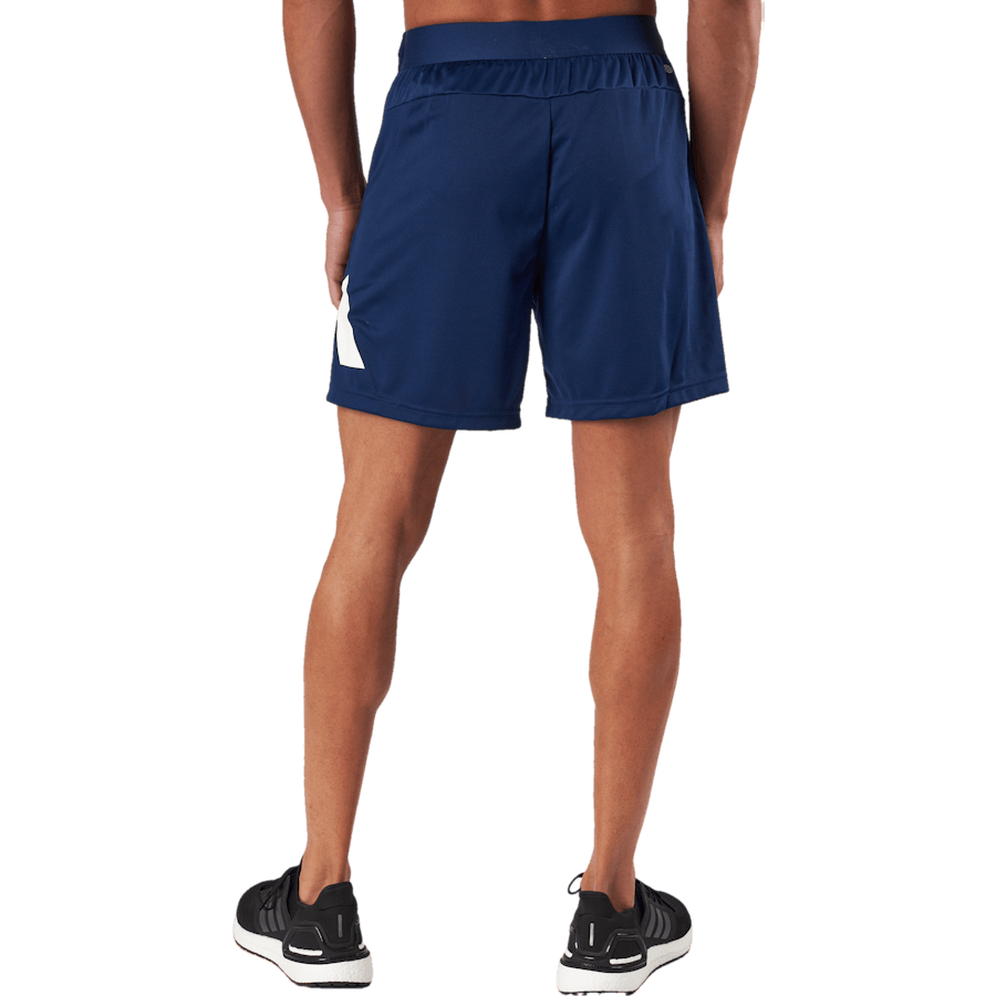 Train Essentials Logo Training Shorts Dark Blue - Bild 3