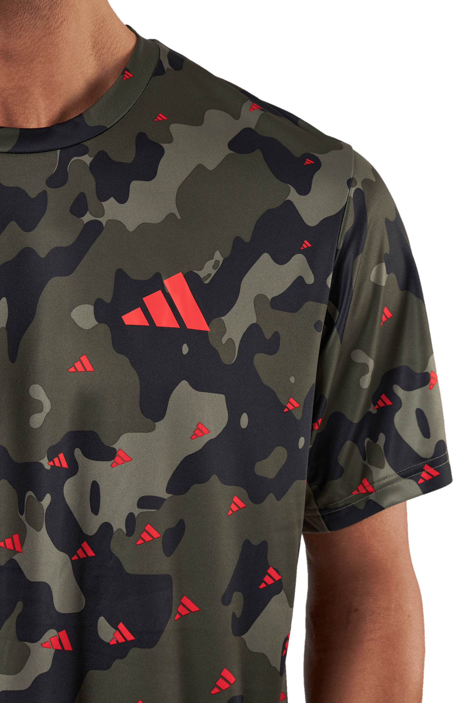 Train Essentials Seasonal Training T-Shirt Olistr/Brired - Bild 4