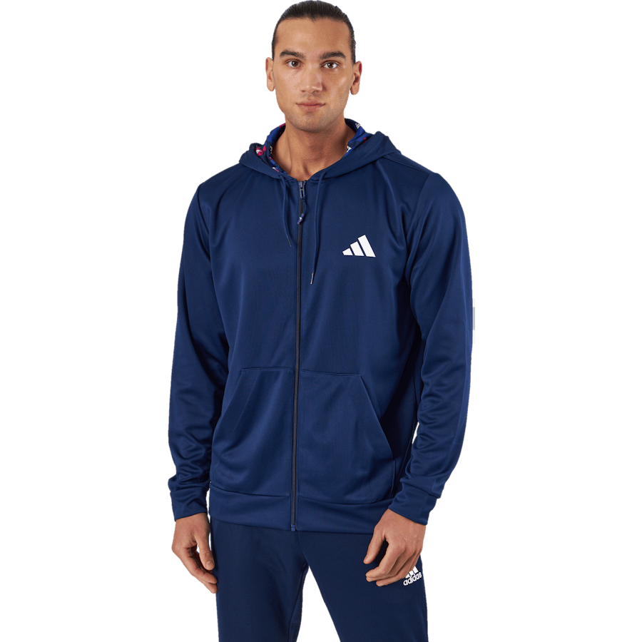 Train Essentials Seasonal Training Full-Zip Jacket Dark Blue
