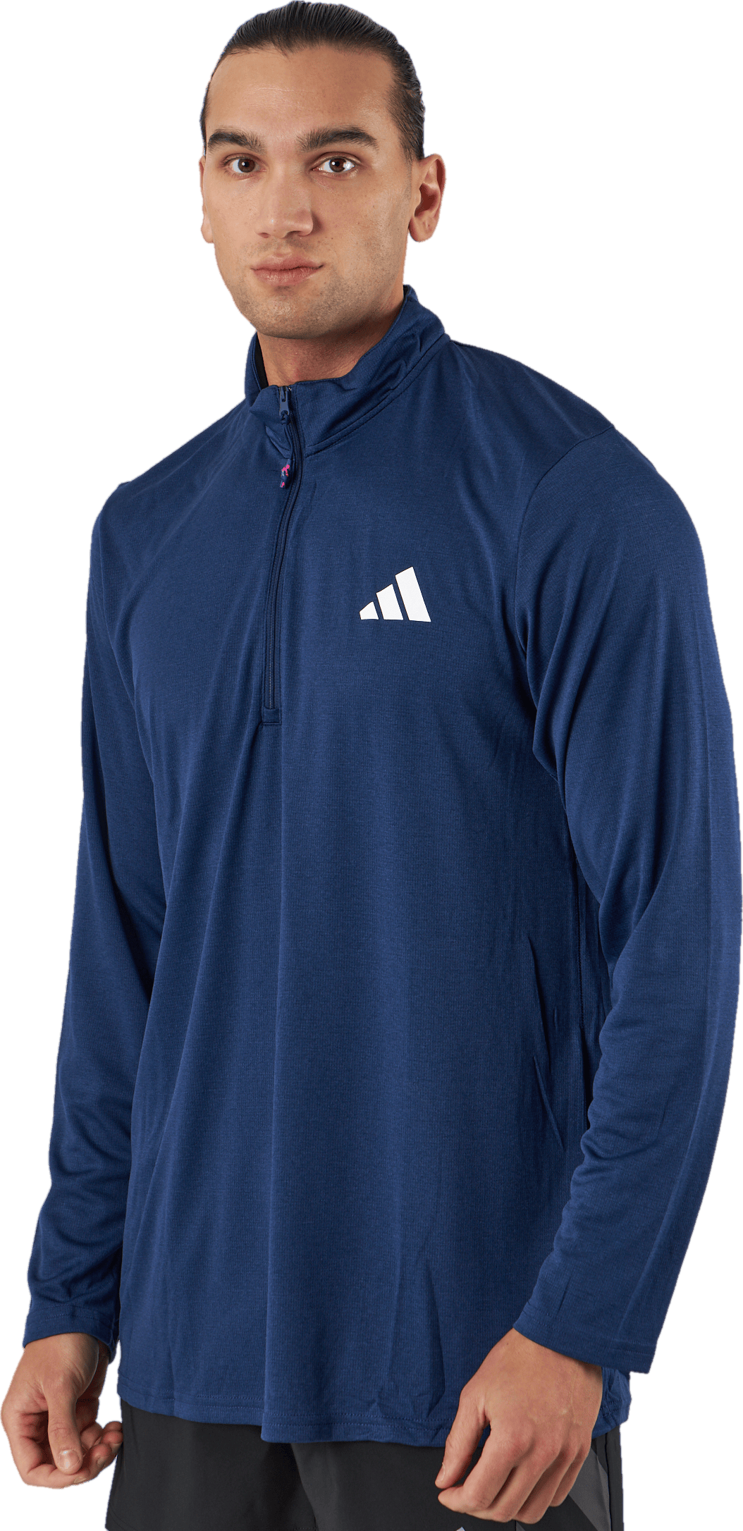 Train Essentials Seasonal Training 1/4-Zip Long Sleeve Sweatshirt Dark Blue