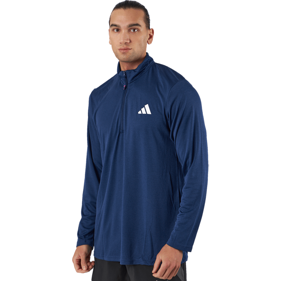 Train Essentials Seasonal Training 1/4-Zip Long Sleeve Sweatshirt Dark Blue