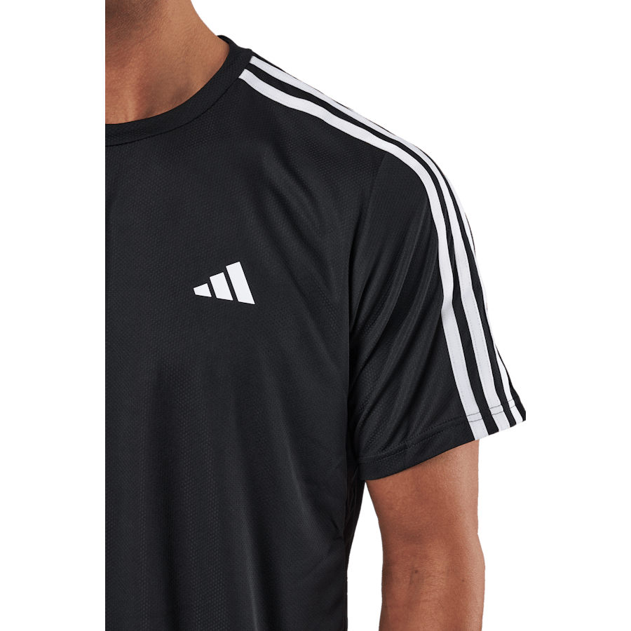Train Essentials 3-Stripes Training T-Shirt Black - Bild 4