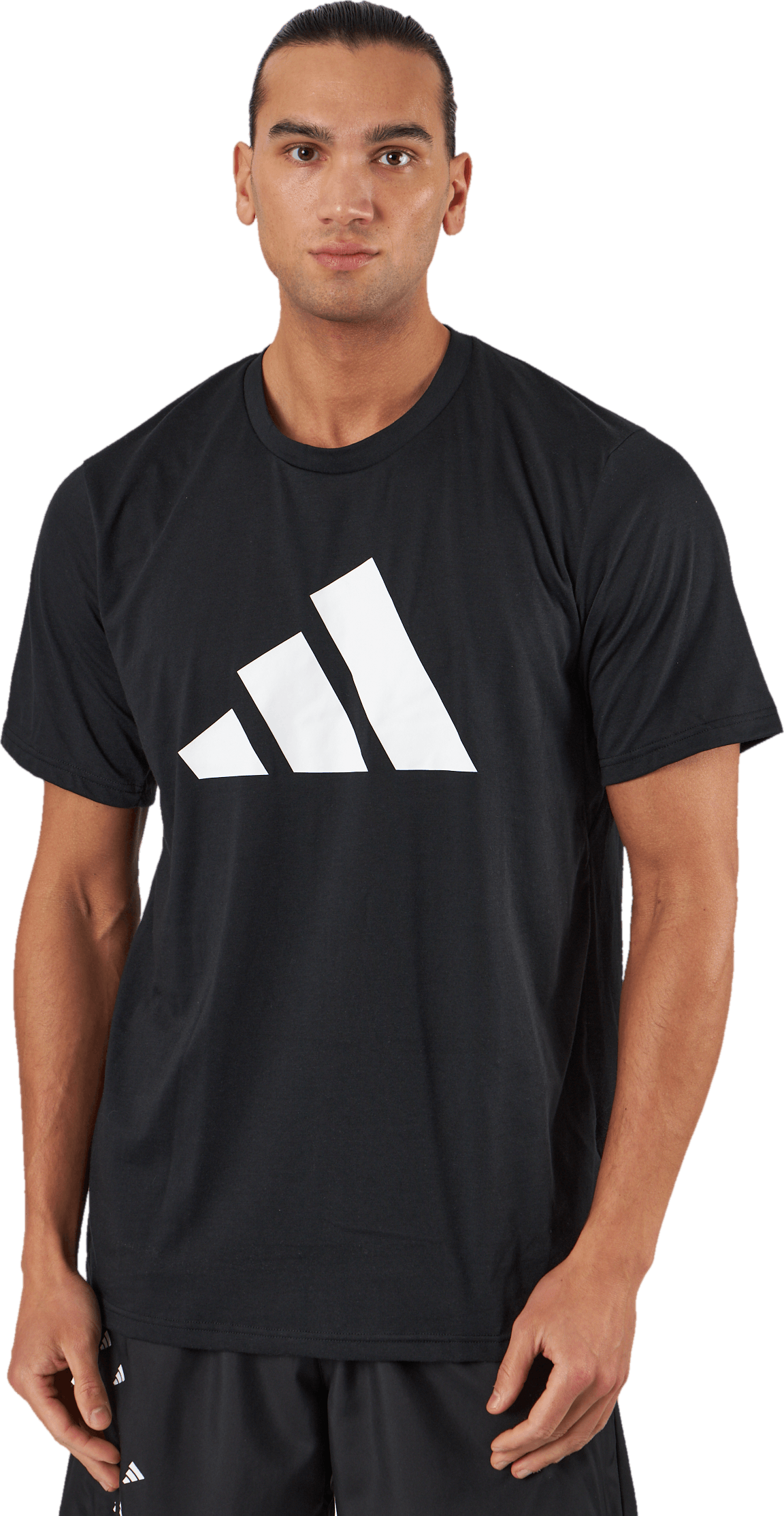 Train Essentials Feelready Logo Training T-Shirt Black, Male, Odevy, Tričko, Posilovať, Čierna, XXL