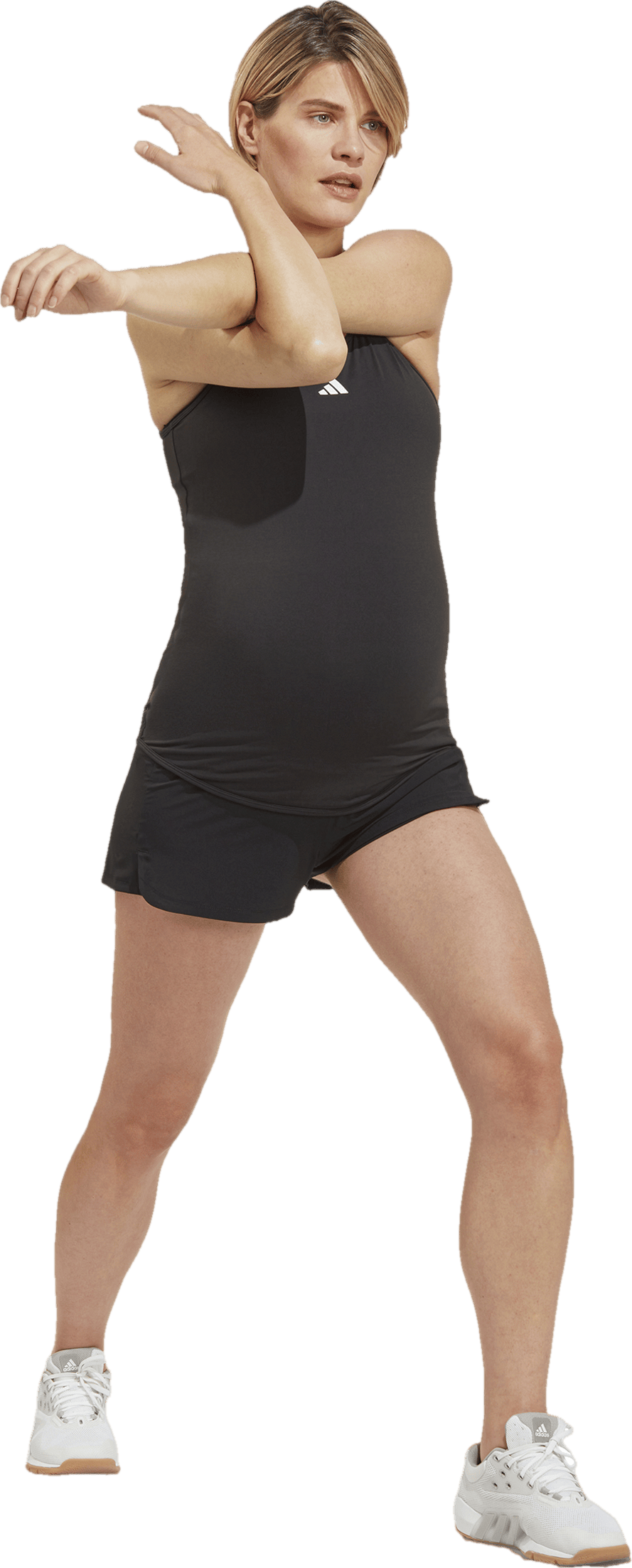 AEROREADY Train Essentials Slim-Fit Tank Top (Maternity) Black, Female, Ropa, maternidad, Fitness, Negro, XS